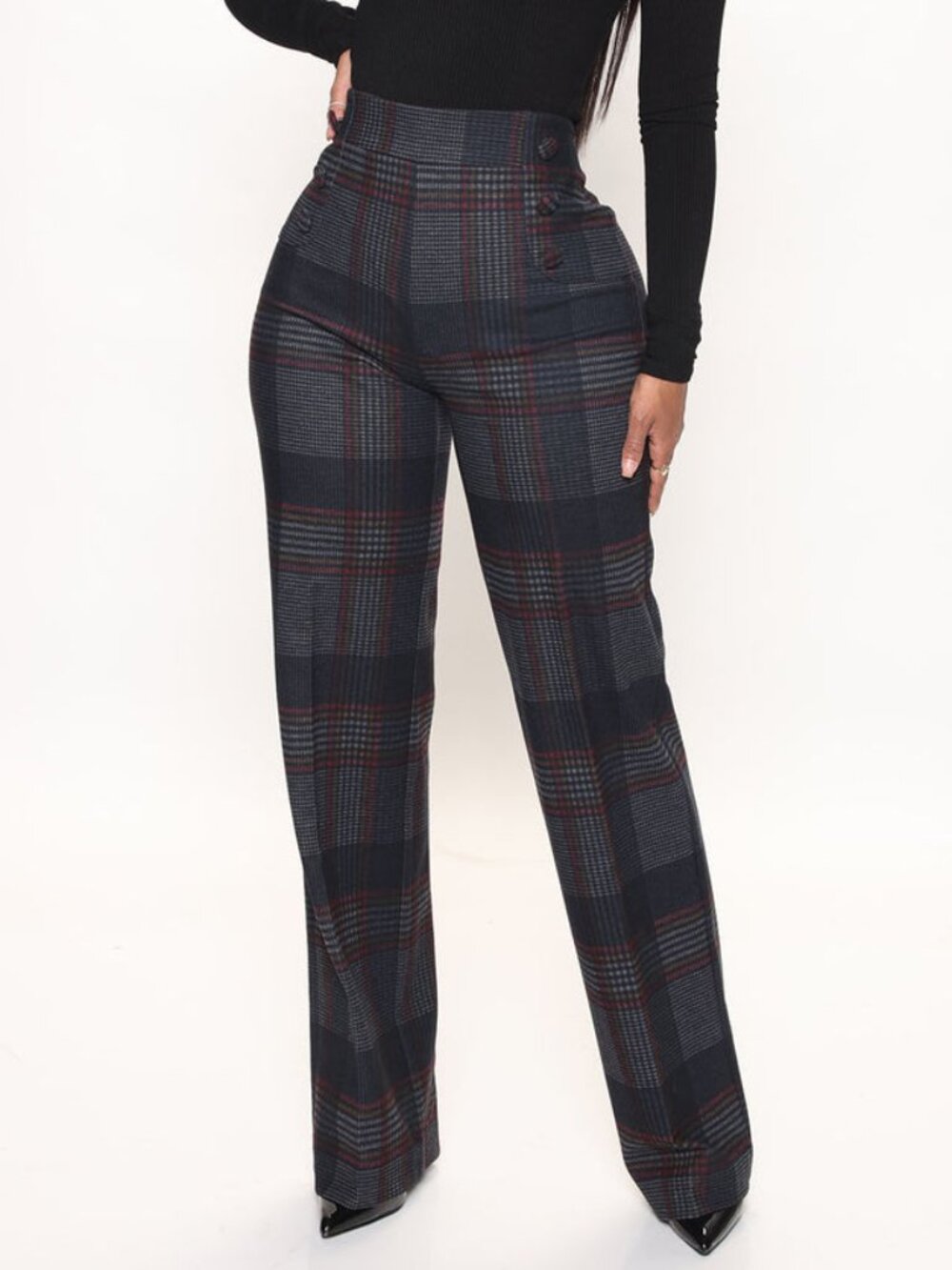 💛3 for $36💛 Plaid Wide Leg Dress Pants